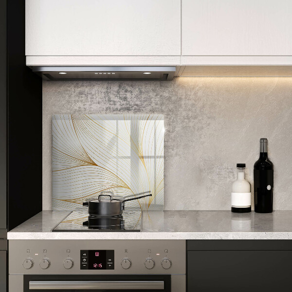 Sklo za varnou desku Moderní čáry vzor