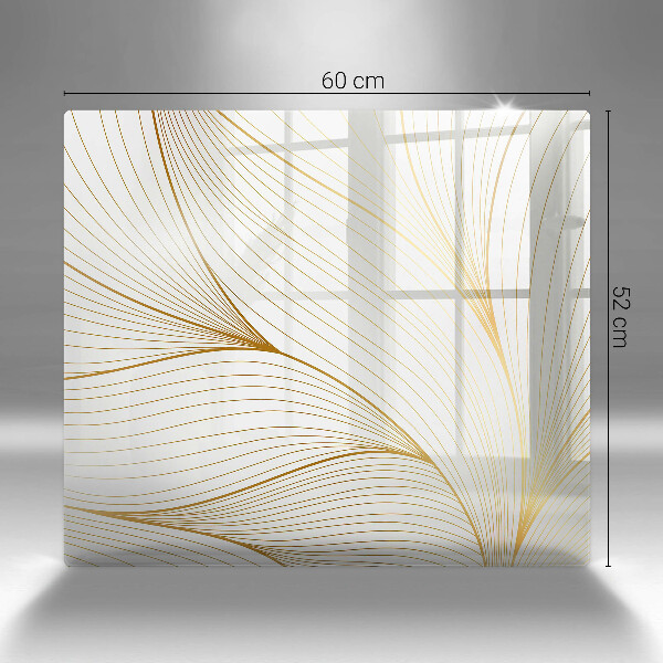 Sklo za varnou desku Moderní čáry vzor