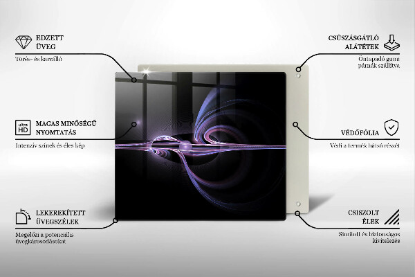 Sklo za varnou desku Moderní abstrakce