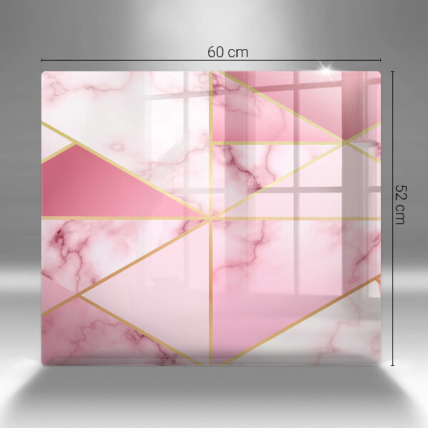 Sklo za varnou desku Geometrický mramor