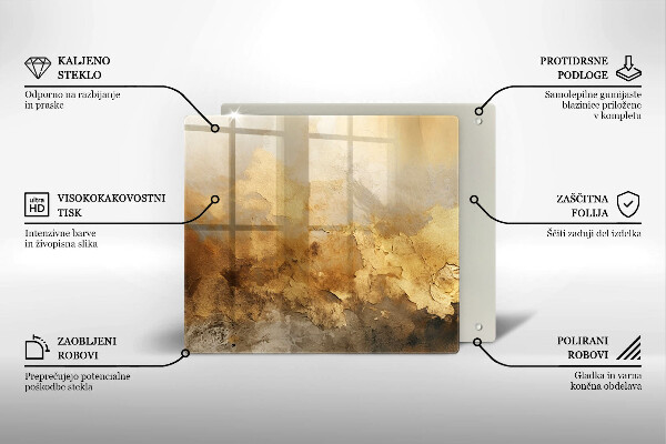 Sklo za varnou desku Bohatá textura