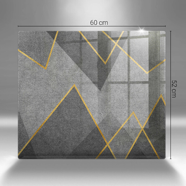 Sklo za varnou desku Ostré tvary