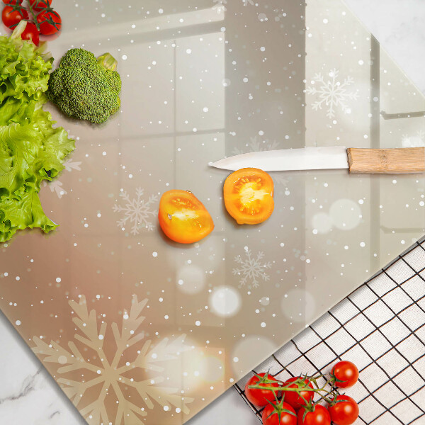 Sklo za varnou desku Sněhové vločky