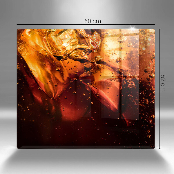 Sklo za varnou desku Kolový nápoj s ledem