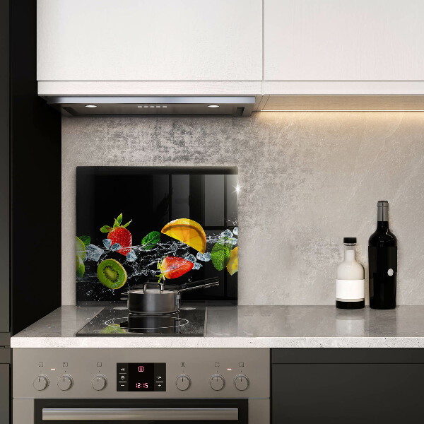 Sklo za varnou desku Ovoce ve vodě