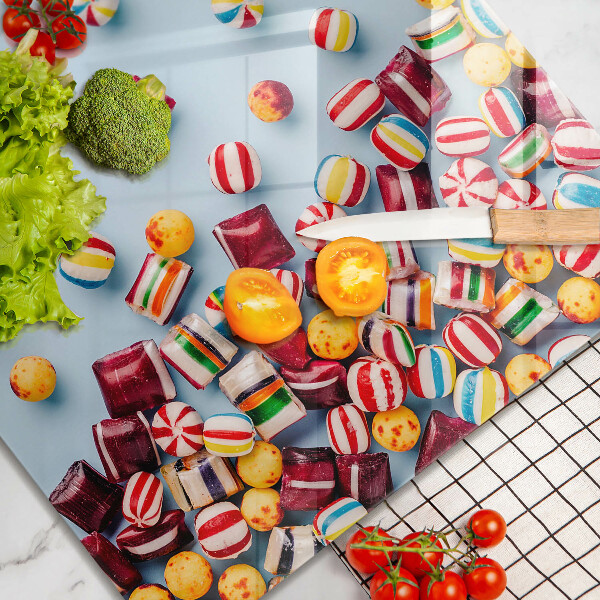 Sklo za varnou desku Barevné bonbóny