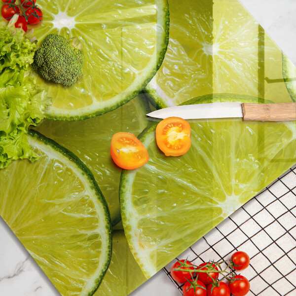 Sklo za varnou desku Plátky limetky