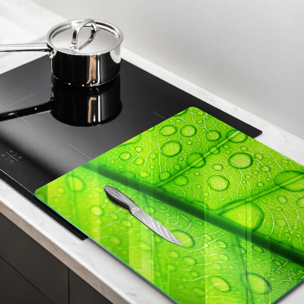 Sklo za varnou desku Detailní záběr na list