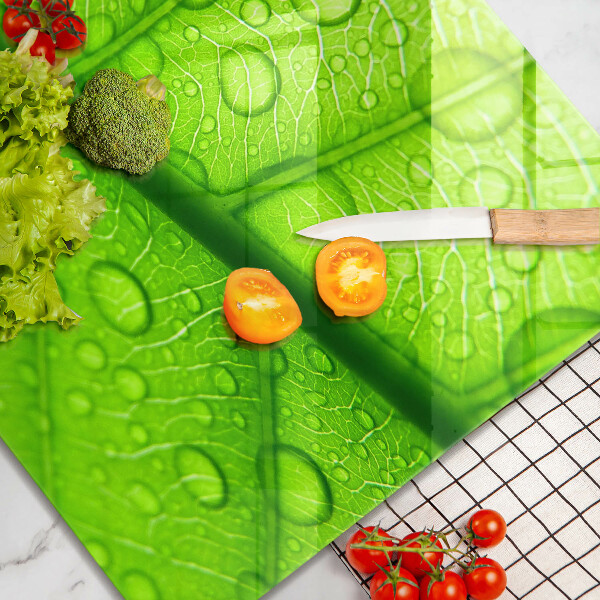 Sklo za varnou desku Detailní záběr na list