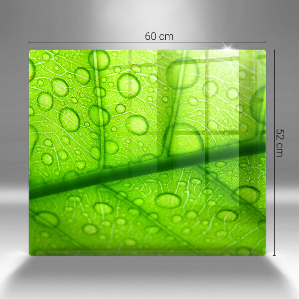 Sklo za varnou desku Detailní záběr na list