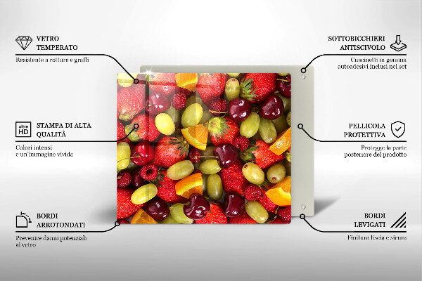 Sklo za varnou desku Letní ovoce