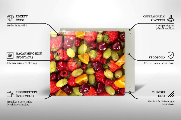 Sklo za varnou desku Letní ovoce