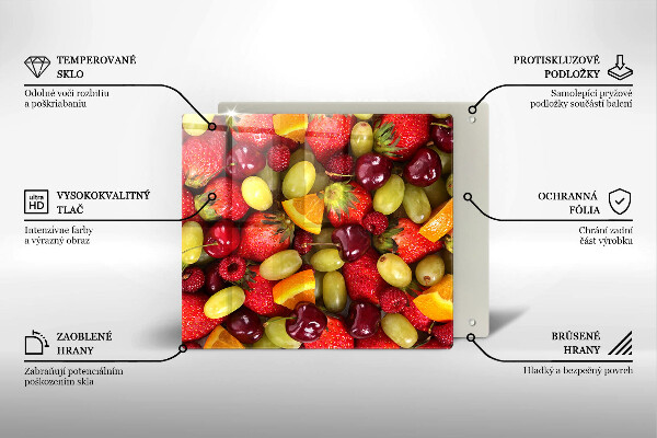 Sklo za varnou desku Letní ovoce