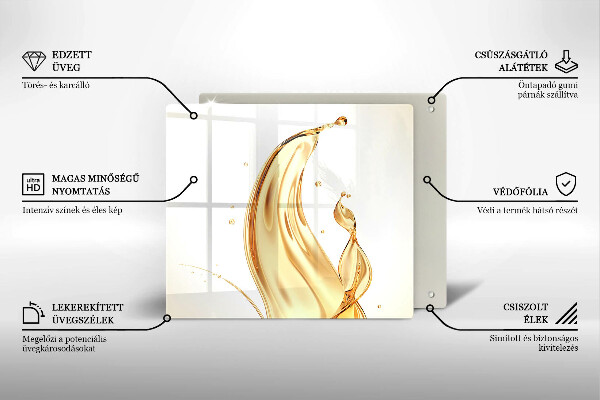 Sklo za varnou desku Olivový olej