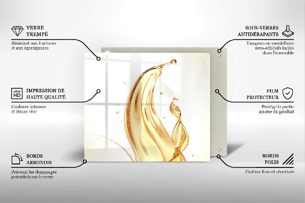 Sklo za varnou desku Olivový olej