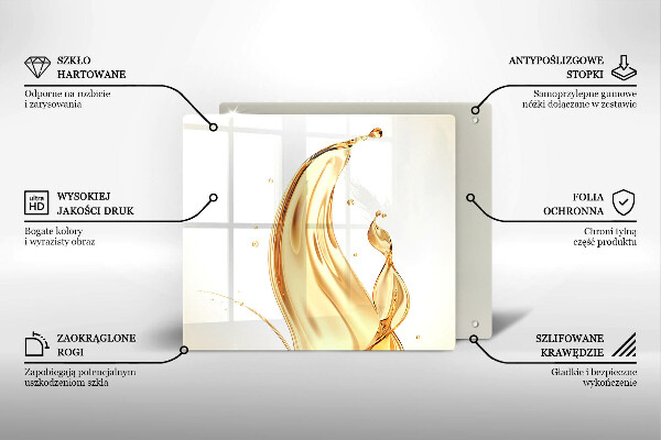 Sklo za varnou desku Olivový olej