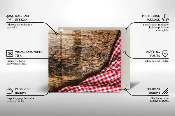 Sklo za varnou desku Dřevěný stůl