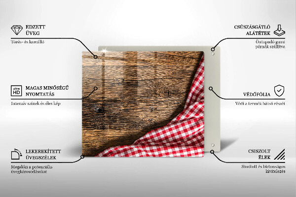 Sklo za varnou desku Dřevěný stůl