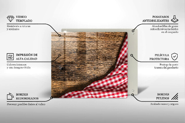 Sklo za varnou desku Dřevěný stůl