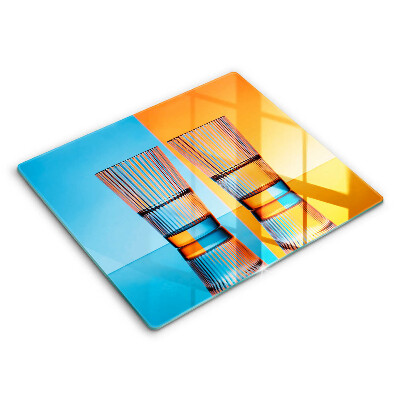 Sklo za varnou desku Dvě sklenice vody