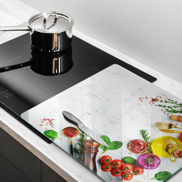Sklo za varnou desku Zelenina a koření