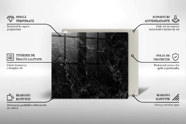 Sklo za varnou desku Elegantní mramor