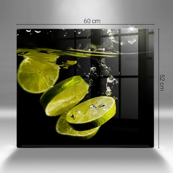 Sklo za varnou desku Limetky ve vodě