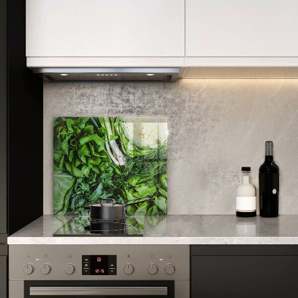 Sklo za varnou desku Zelená zelenina