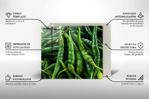 Sklo za varnou desku Hrachové lusky