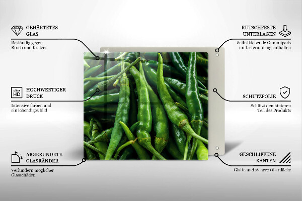 Sklo za varnou desku Hrachové lusky