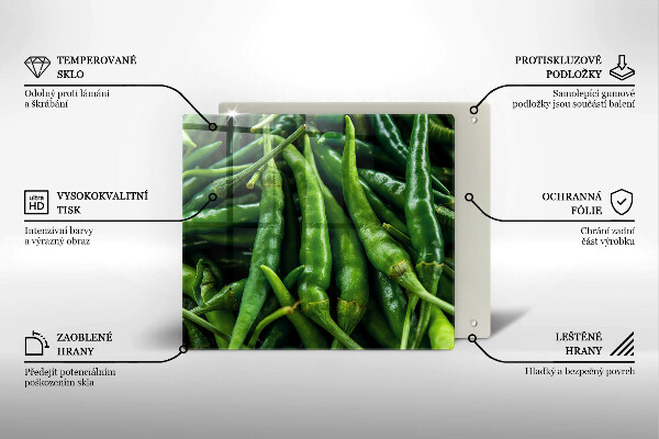 Sklo za varnou desku Hrachové lusky