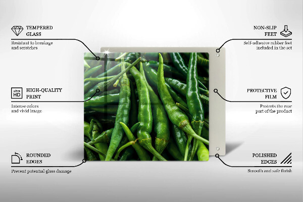 Sklo za varnou desku Hrachové lusky