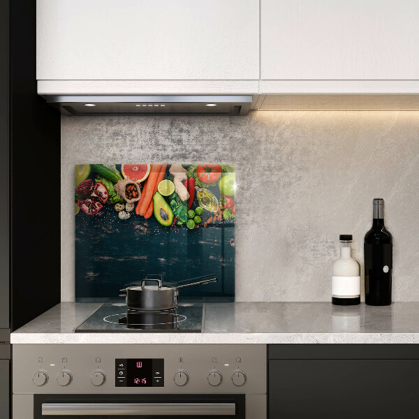 Sklo za varnou desku Ovoce a zelenina