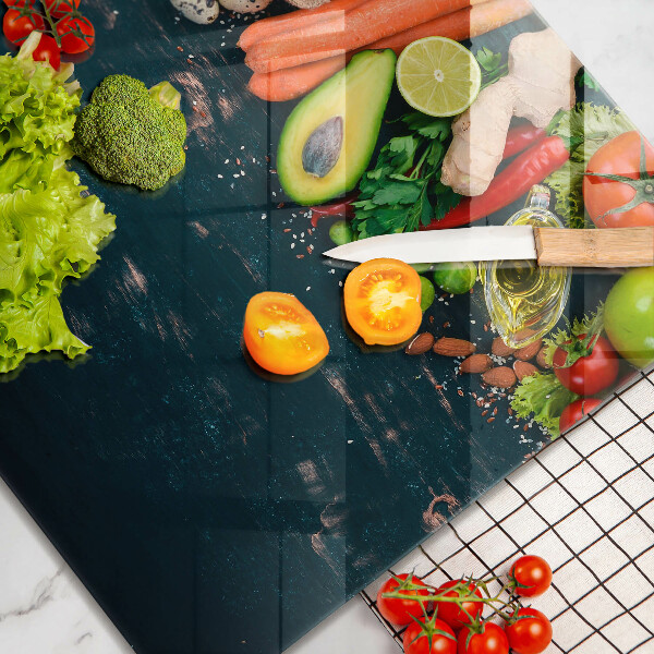 Sklo za varnou desku Ovoce a zelenina