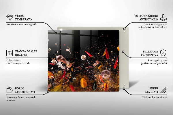 Sklo za varnou desku Pálivé koření