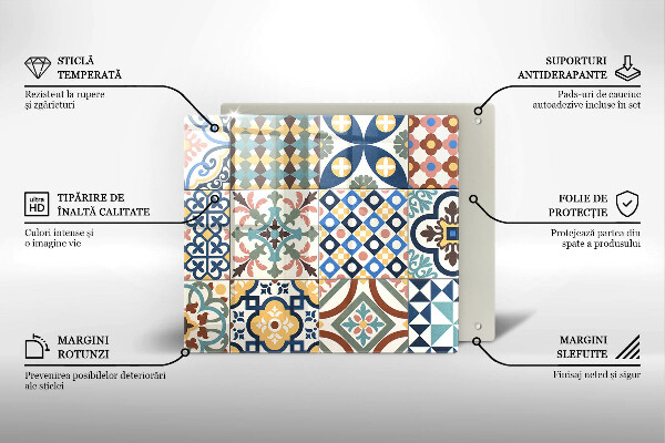 Sklo za varnou desku Dekorativní dlaždice