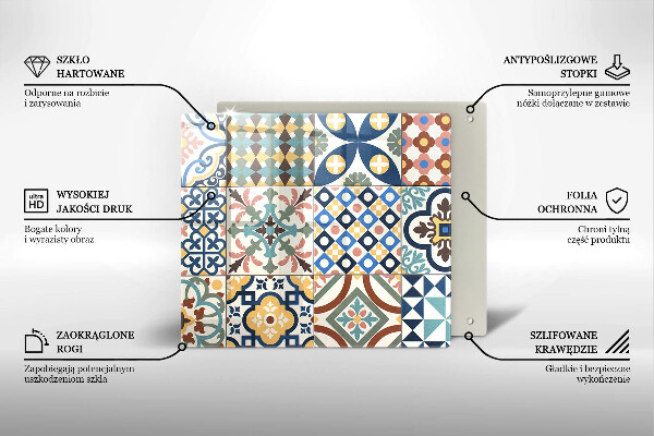 Sklo za varnou desku Dekorativní dlaždice