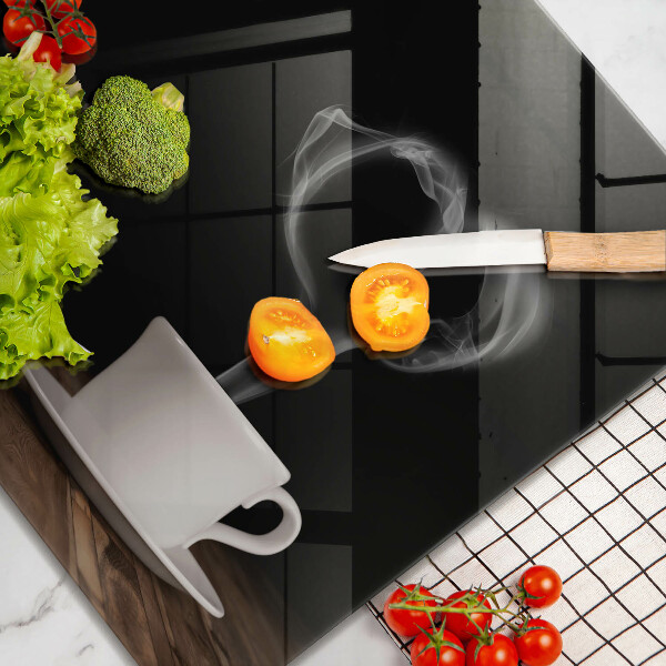 Sklo za varnou desku Srdce šálku kávy