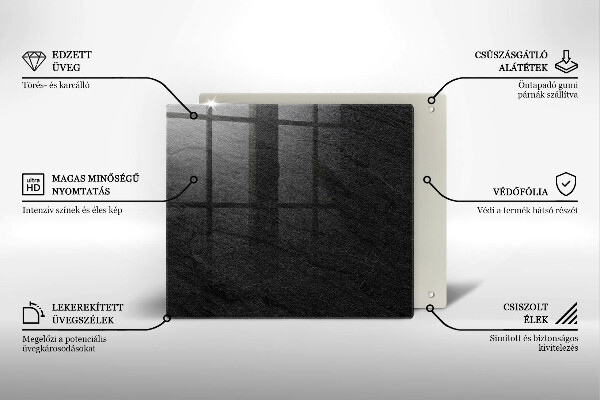 Sklo za varnou desku Textura kamene