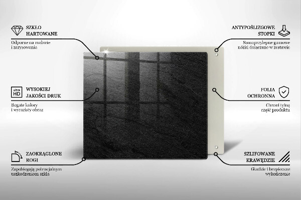 Sklo za varnou desku Textura kamene