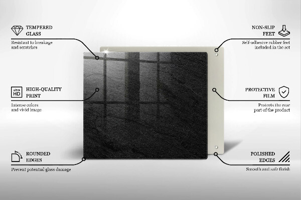 Sklo za varnou desku Textura kamene