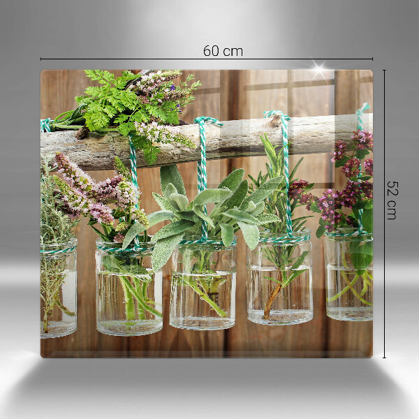 Sklo za varnou desku Byliny rostliny ročník