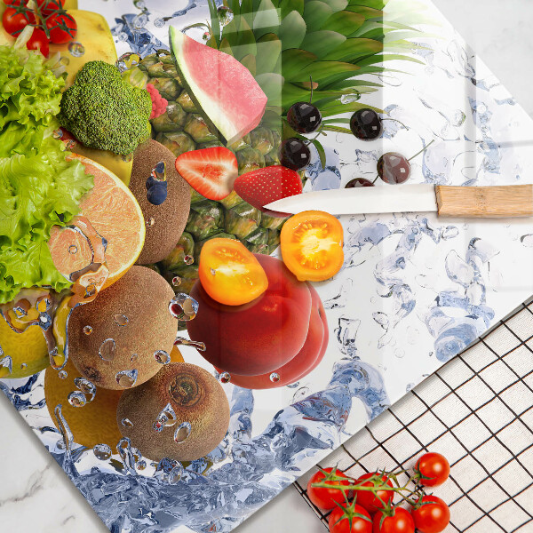 Sklo za varnou desku Šťavnaté ovoce a voda