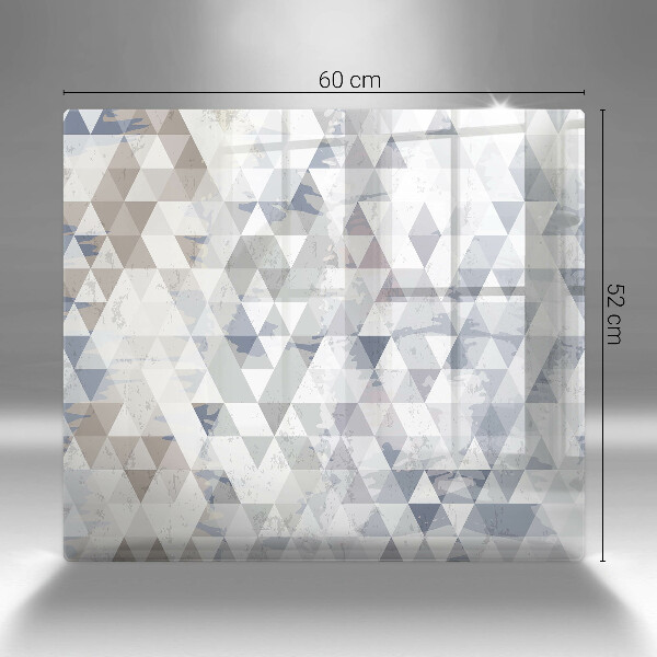 Sklo za varnou desku Vzor trojúhelníků