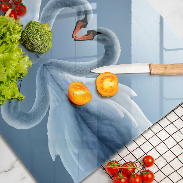 Sklo za varnou desku Dvě labutí srdce