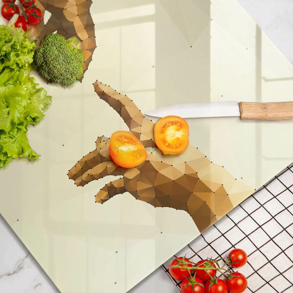 Sklo za varnou desku Stvoření adamových rukou