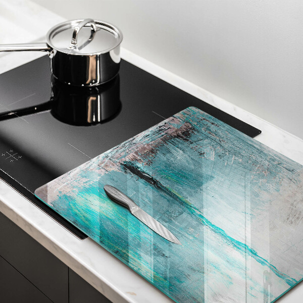 Sklo za varnou desku Malování abstrakce pozadí