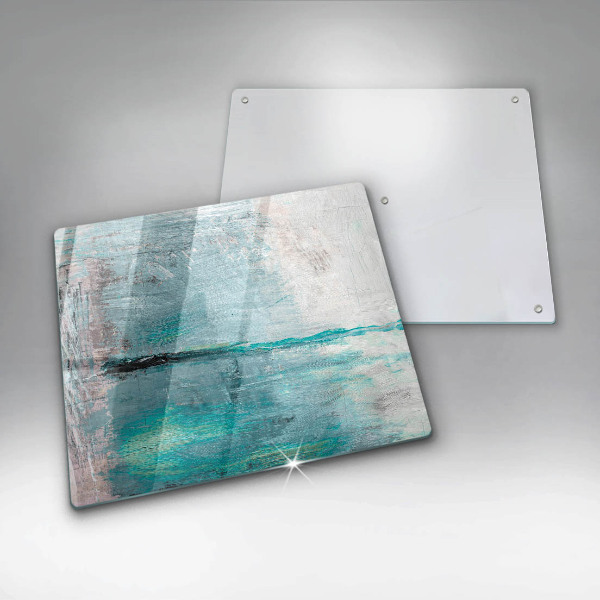 Sklo za varnou desku Malování abstrakce pozadí