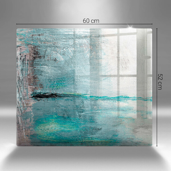 Sklo za varnou desku Malování abstrakce pozadí