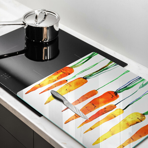 Sklo za varnou desku Mrkev ilustrace